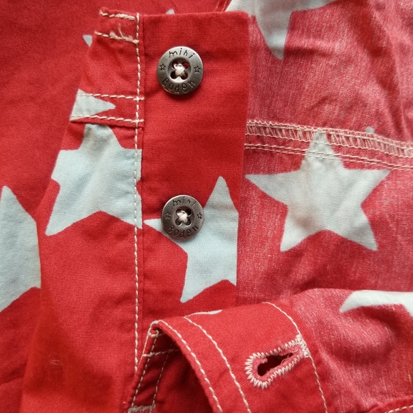 2012 nwot/ln Mini Boden 2-3 years red lightweight shortalls - Picture 5 of 9